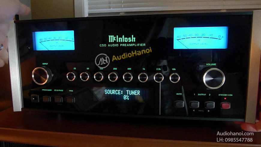 Pre ampli McIntosh C50 tot audiohn