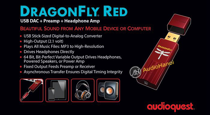 Mua Bộ Giải Mã USB AudioQuest DragonFly Red Nhập Khẩu Mỹ Giá Tốt, Chất ...